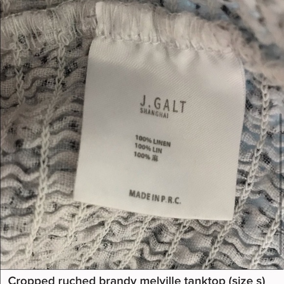 CROPPED RUCHED BRANDY TANK (size s) - Picture 4 of 4